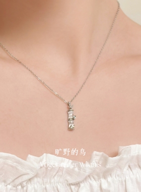 S999足银节节高升纯银项链礼物女
