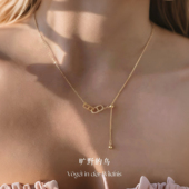 Vögel「猪鼻子流苏」s925纯银高级感轻奢小众毛衣项链配饰女款