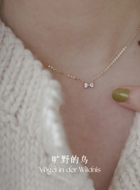 爆闪小鼻噶锁骨链~洗澡可戴！