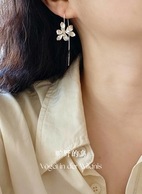 Vögel「梨花落」小众独特国风新中式耳挂耳坠耳环耳饰女高级感