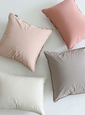 弋采ins时尚现代简约马卡龙户外防水防污薄款抱枕腰枕方枕靠垫套