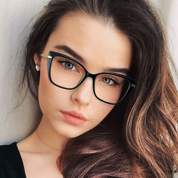 时尚防蓝光女可配近视optical glasses frame for women очки