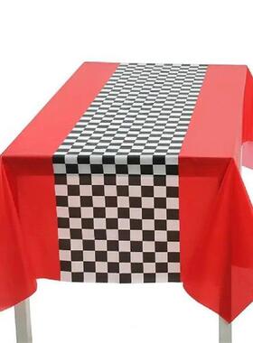 3Pcs Table Cloth Lightweight Portable Classic Retro Racing