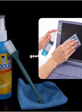 Computer Laptop LCD Monitor Screen Cleaner Cleaning Spray Ki