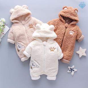 Winter Baby Boy Girl Romper Cotton Clothes Newborn Rompers