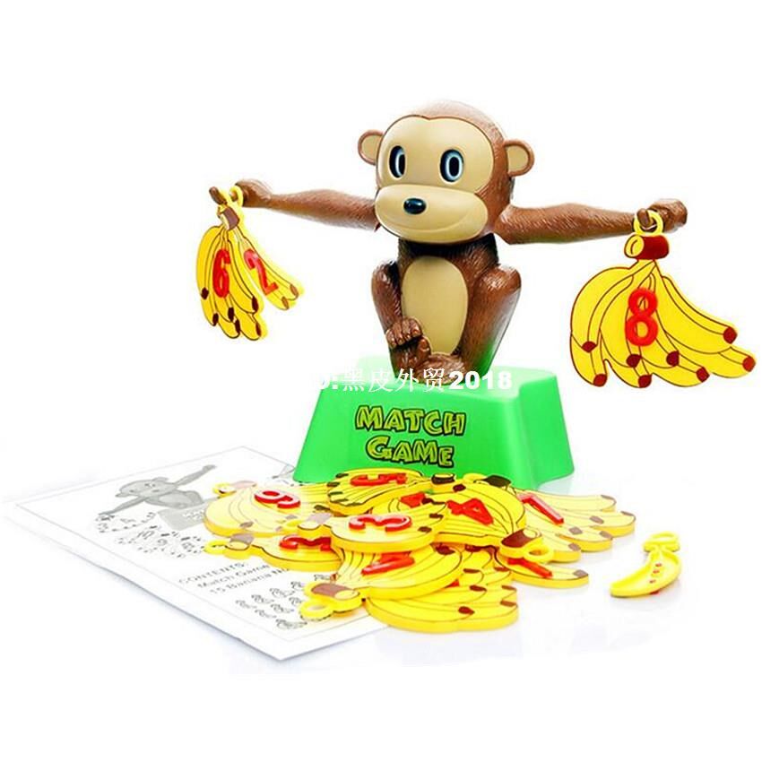 Monkey Match Math Balancing Scale Match Game Number Balance
