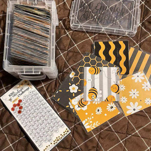 100 Envelope Challenge Box Set Money saving organizer