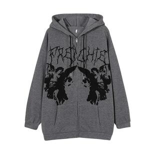 sports loose sweatshirt street women Hoodie cardigan jacket