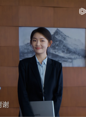 即刻上场任家童周依然同款西装外套女衬衫裤子裙子三件套装秋冬