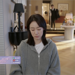 好事成双林双张小斐同款毛衣连帽春秋宽松外穿短款针织衫外套女