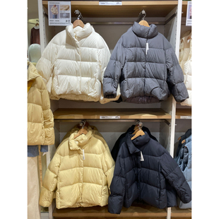 冬至李嘉琦施诗陆嫣孙千同款轻薄廓形蓬松夹克外套冬季羽绒服女