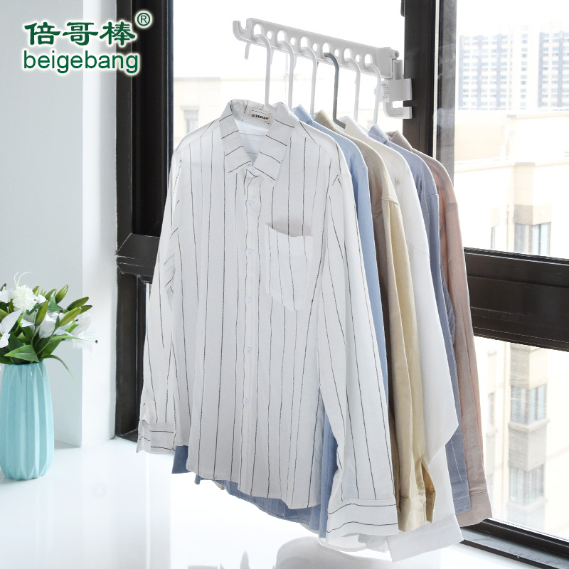 方管日式窗台出差旅行便携挂衣架