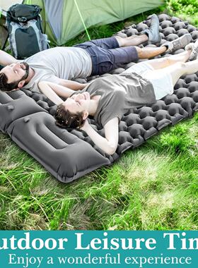 LAGONE户外充气床垫加厚双人自动充气垫露营打地铺野餐帐篷防潮垫