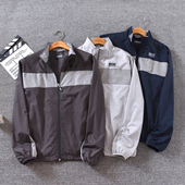 日单运动夹克男春秋季 立领防风外套青少年休闲宽松跑步运动服 新款