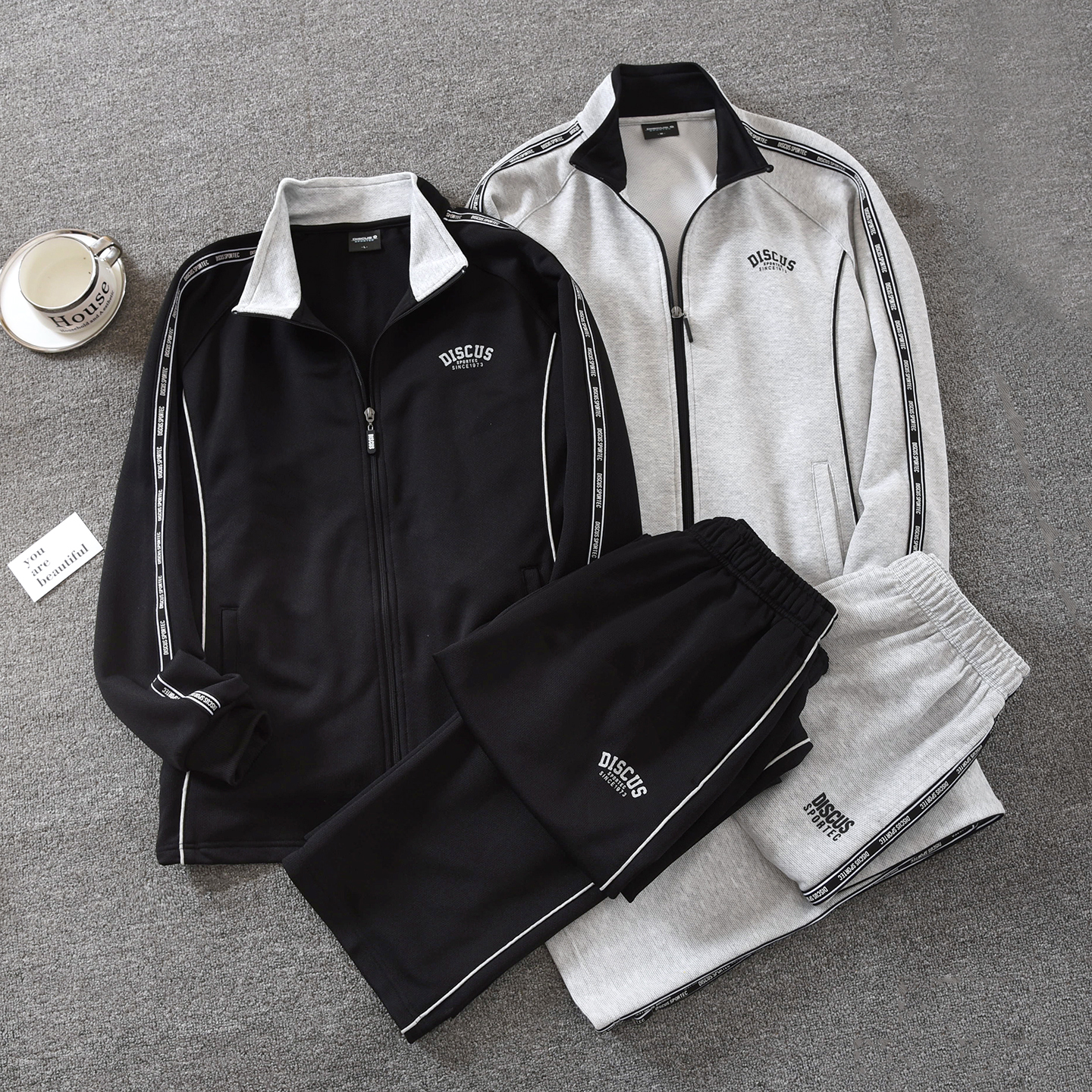 运动套装男跑步速干衣骑行衣晨跑