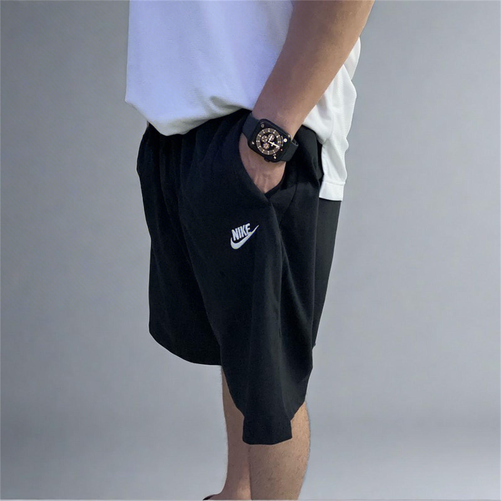 耐克NIKE奥莱正品男女针织纯棉运动休闲夏季透气五分短裤BV2773