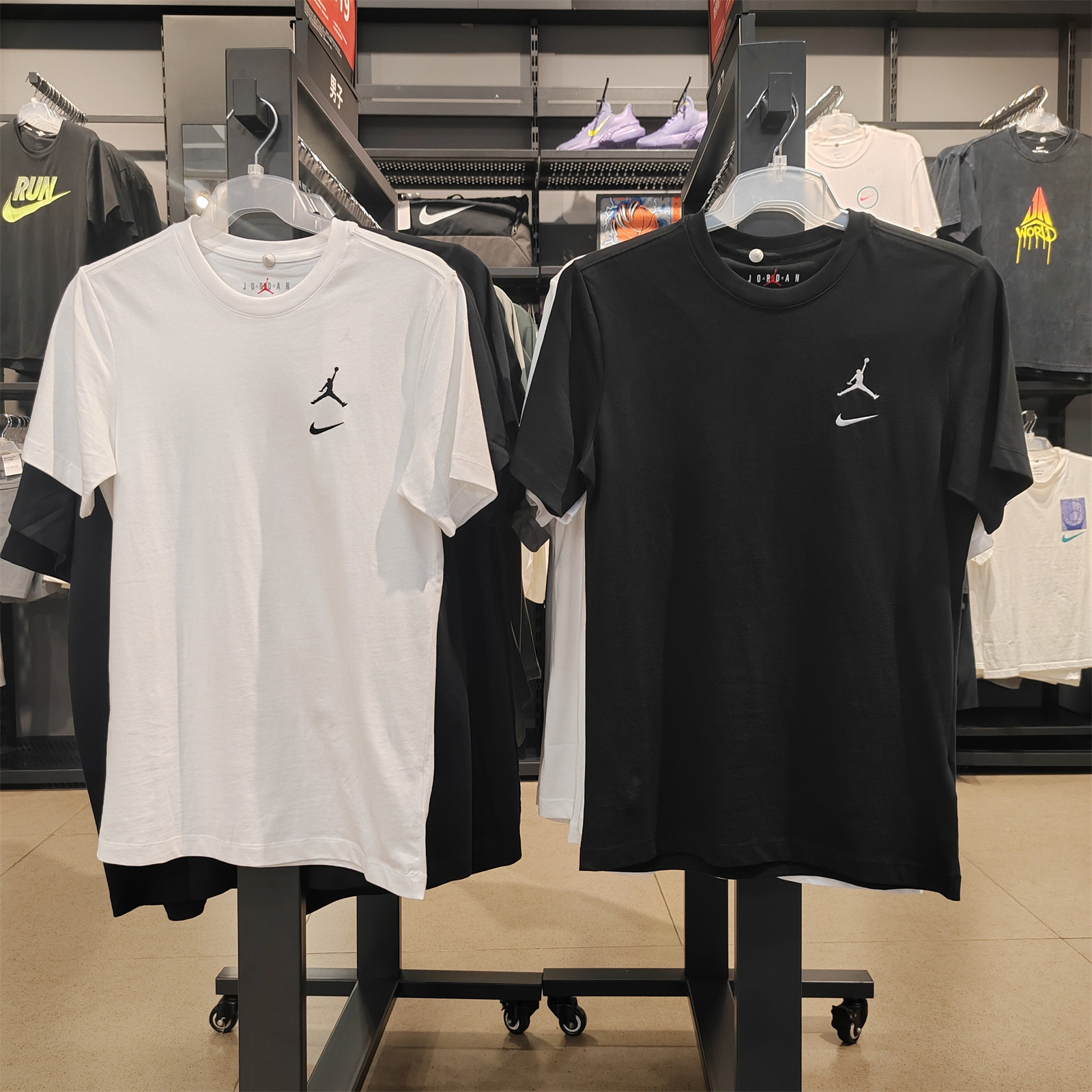 耐克NIKE奥莱正品男女情侣运动乔丹纯棉双标短袖T恤上衣IB8915