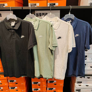 T恤CJ4457 男子刺绣小勾子运动休闲翻领POLO短袖 耐克NIKE正品 夏季