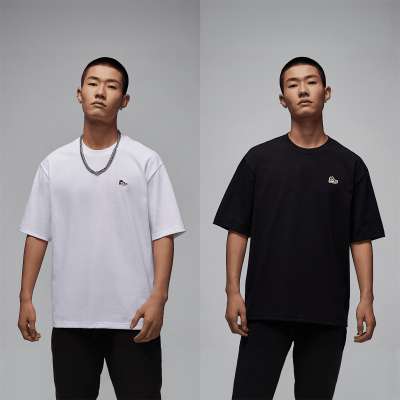 耐克NIKE男女刺绣纯棉短袖T恤