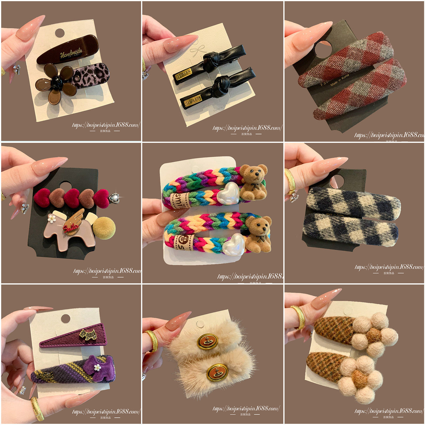 2025年女孩韩系秋冬蝴蝶结夹子刘海夹公主头前额刘海个性发夹合集,饰品/流行首饰/时尚饰品新,民族风发饰,淘宝优惠券,粉丝福利购,淘宝优惠卷