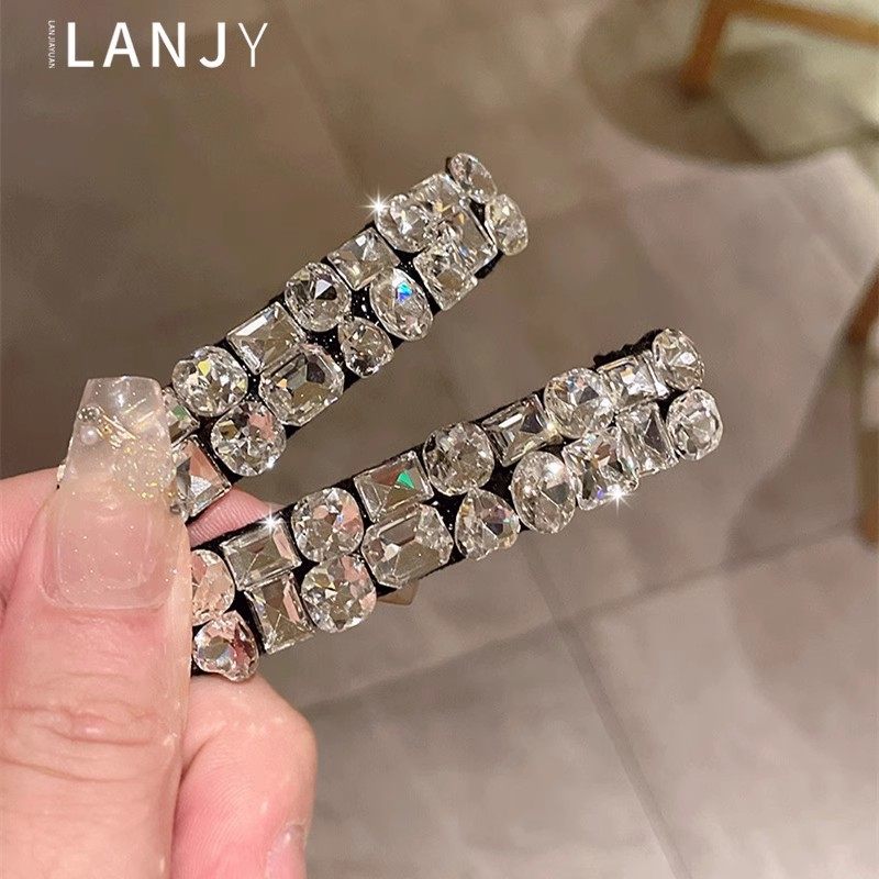 闪亮重工水钻BB夹时尚刘海夹感前额碎发夹个性小众侧边夹,饰品/流行首饰/时尚饰品新,民族风发饰,淘宝优惠券,粉丝福利购,淘宝优惠卷