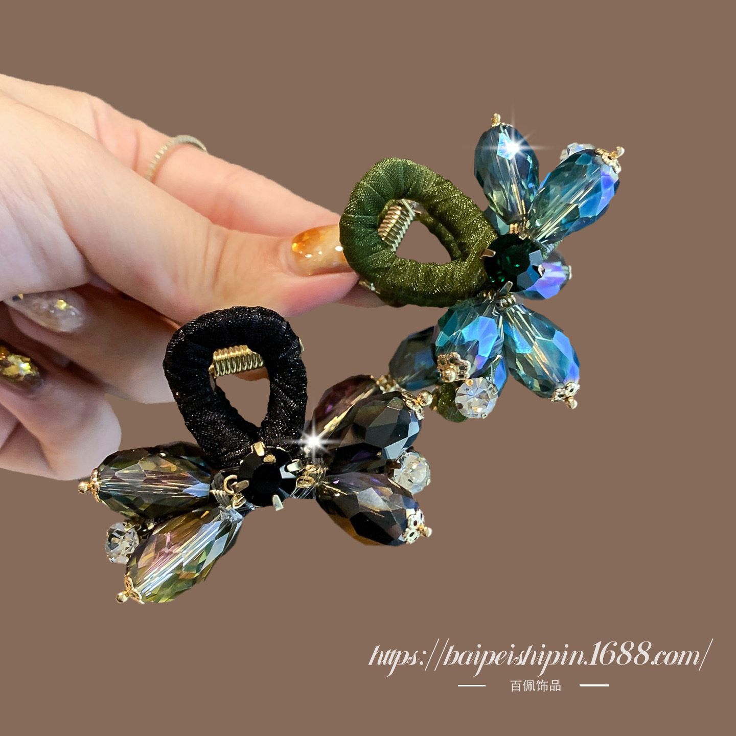 超闪水钻时尚水晶发夹小号发抓半扎发卡侧边夹百搭头饰鲨鱼夹抓夹,饰品/流行首饰/时尚饰品新,民族风发饰,淘宝优惠券,粉丝福利购,淘宝优惠卷