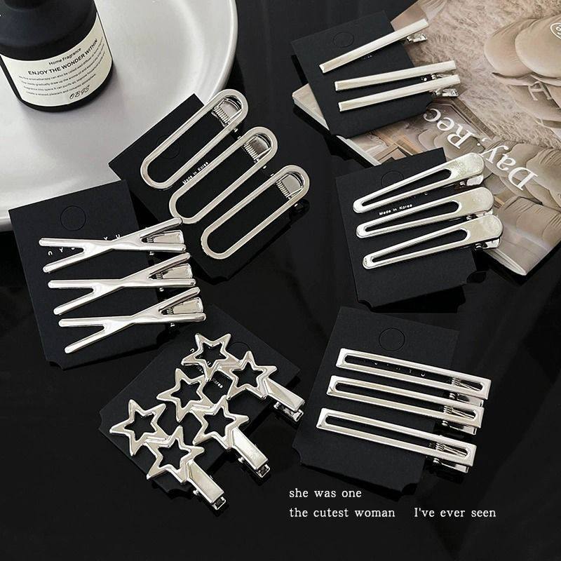 银色金属发夹波浪水滴夹ins日系简约金属边夹甜酷日常百搭夹,饰品/流行首饰/时尚饰品新,民族风发饰,淘宝优惠券,粉丝福利购,淘宝优惠卷