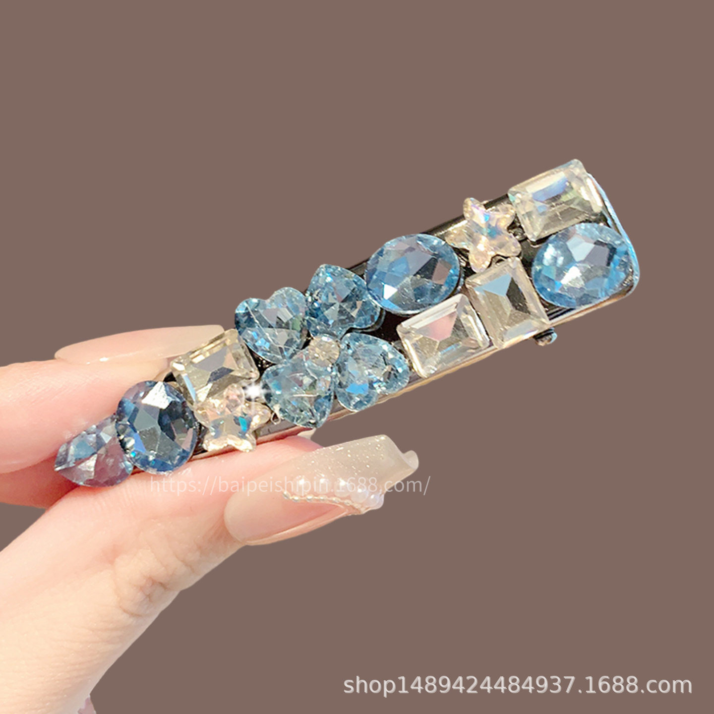 韩系满钻发夹水晶鸭嘴夹边夹刘海侧边夹子头饰碎发整理发卡子,饰品/流行首饰/时尚饰品新,民族风发饰,淘宝优惠券,粉丝福利购,淘宝优惠卷