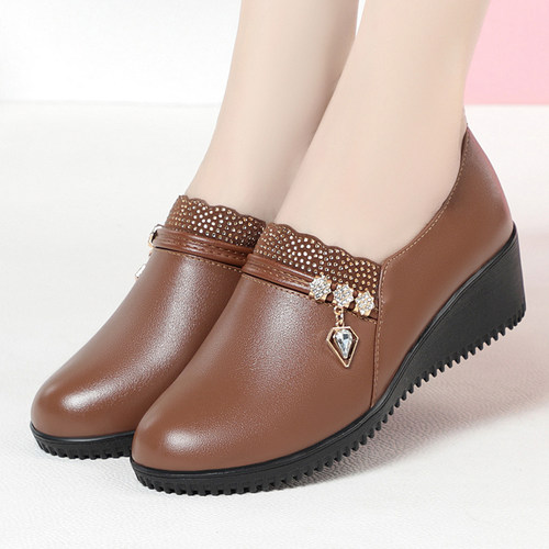 皮鞋苏二十七真皮牛皮单鞋软底