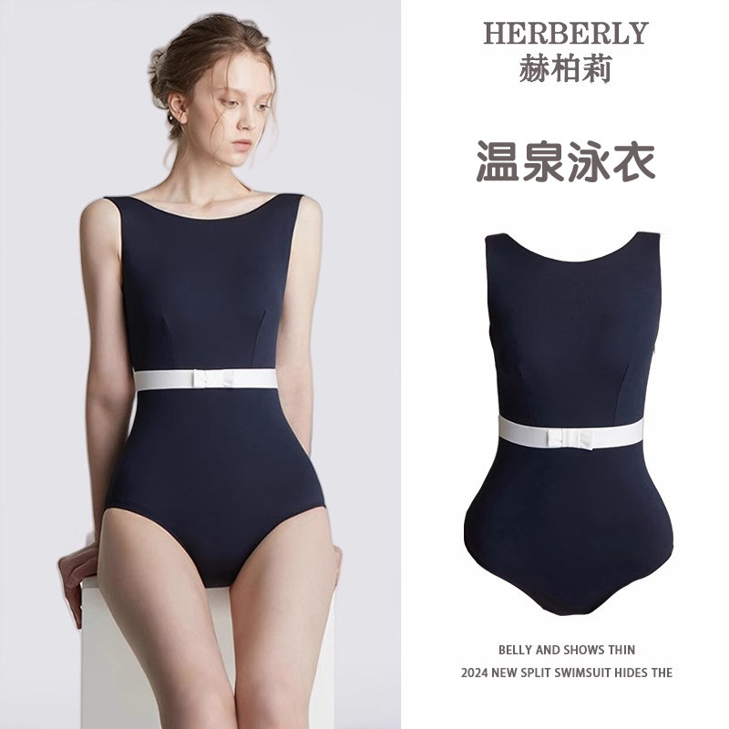 泳衣女款复古比基尼高级感游泳装