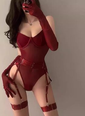小胸显大透视文胸制服诱惑睡衣