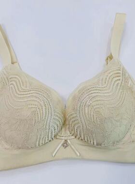 缪斯M2165无钢圈性感蕾丝网孔呼吸杯文胸聚拢调整型内衣2213