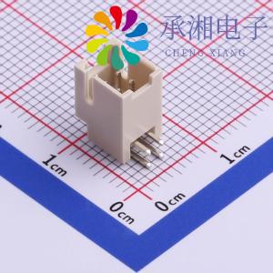 正品M2026R-2x2P原装线对板 间距2mm 2x2P 弯插 带扣