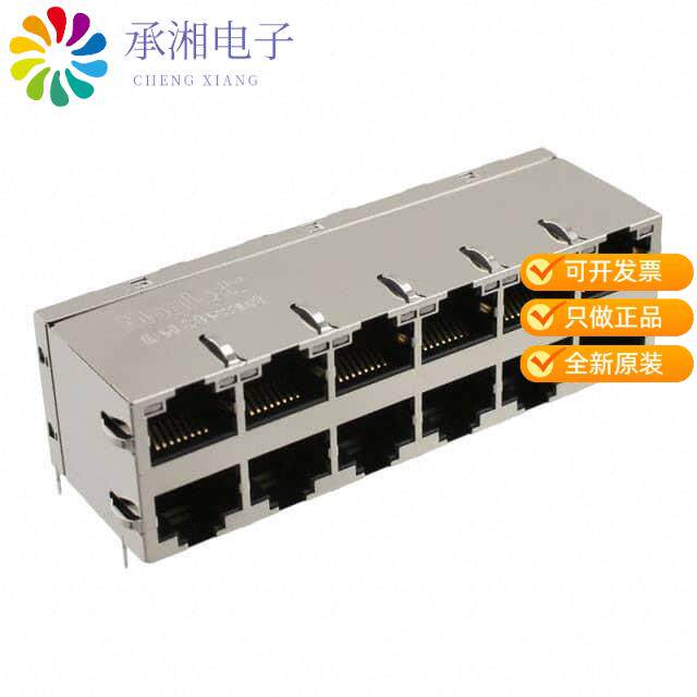 全新0863-2X6R-54-F正品CONN JACK 12PORT 1000 BASE-T
