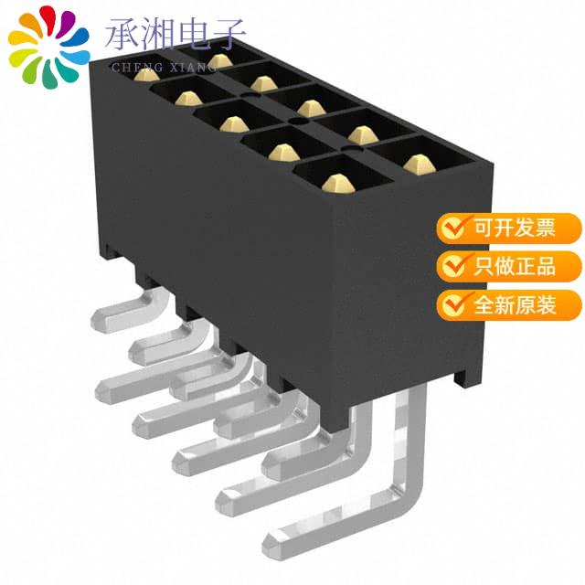 正品IPT1-105-01-L-D-RA原装CONN HEADER R/A 10POS 2.