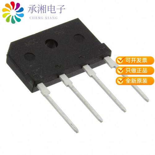 全新KBJ610G-BP正品BRIDGE RECT 1PHASE 1KV 6A KBJ