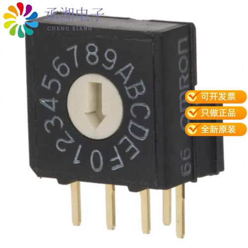 全新A6RV-161RF正品SWITCH ROTARY DIP HEX 25MA 24V