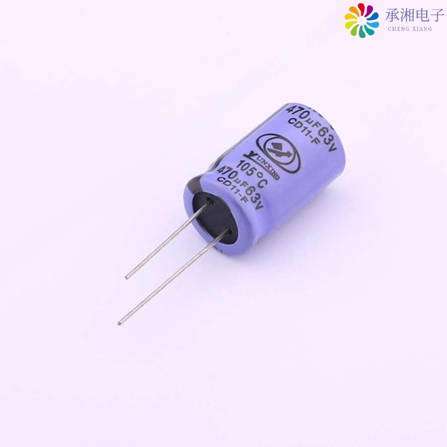 正品ECF1JM471K21OTPO原装直插铝电解电容 ±20% 63V 47