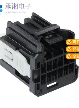 正品0347290120原装CONN RCPT 12POS R/A BLACK POL A