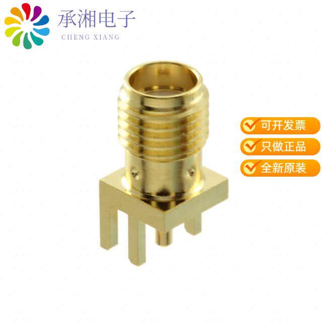 正品SMA-J-P-H-ST-EM1原装CONN SMA JACK STR 50OHM ED