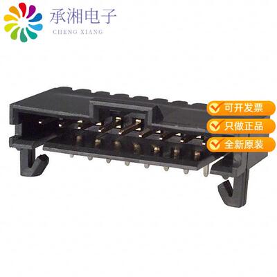 全新5-103904-9正品CONN HEADER R/A 10POS 2.54MM