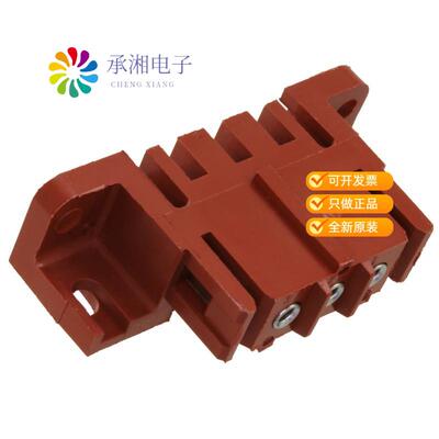 全新207608-7正品CONN HDR 3POS 0.197 GOLD PCB R/A