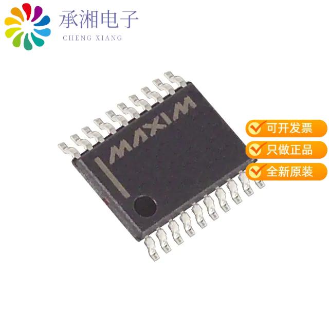 正品MAX333ACUP+T原装IC SWITCH QUAD SPDT 20TSSOP
