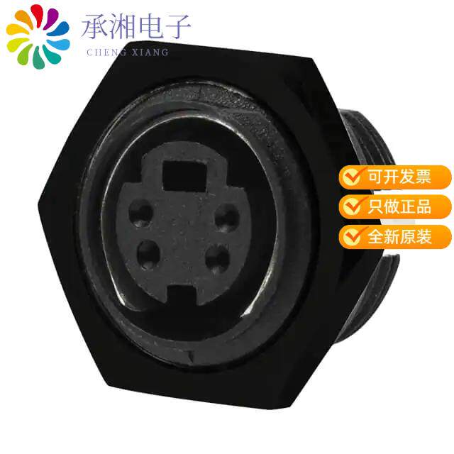 正品MD-80CV原装CONN RCPT FMALE MINI DIN 8P SLDR