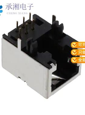 正品61885-0661LF原装CONN MOD JACK 6P6C R/A SHIELDED