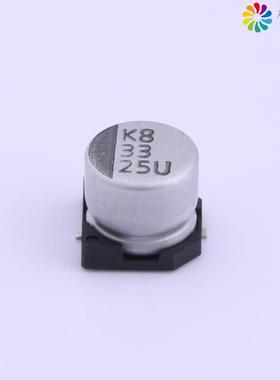 正品VEU330M1ETR-0606原装贴片铝电解电容 ±20% - 25V