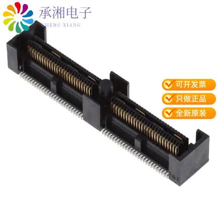 正品QFS-052-04.25-L-D原装CONN RCPT 104POS SMD GOLD