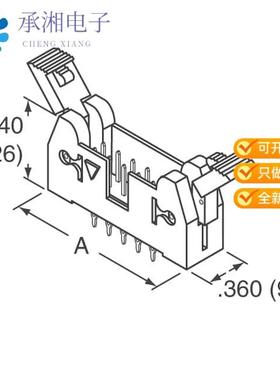 正品10080054-253LF原装CONN HEADER VERT 40POS 2.54MM