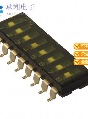 正品A6S-8102-H原装SWITCH SLIDE DIP SPST 25MA 24V