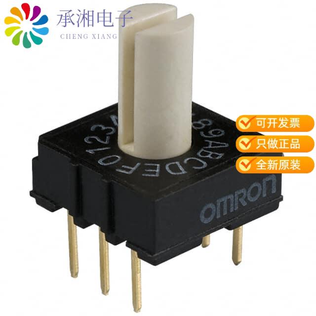 正品A6R-162RS原装SWITCH ROTARY DIP HEX 25MA 24V